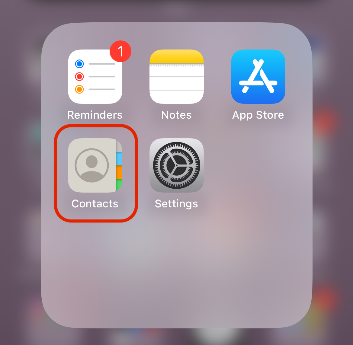 Find Your Contacts screenshot